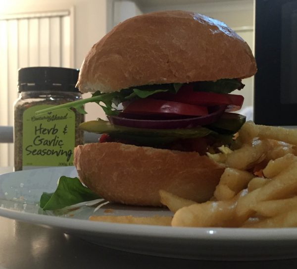 Herb & Garlic burger